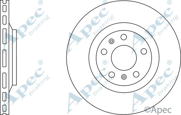 APEC BRAKING Тормозной диск DSK2733